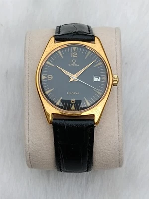 Vintage Omega Geneve Date 20 Microns Manual Winding Caliber 613 Men's Watch