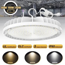 240W LED High Bay Light 3000K-5000K Warehouse Industrial Commercial Ceiling UFO