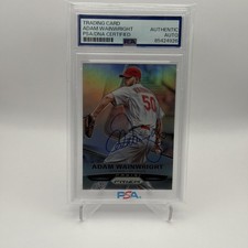 ADAM WAINWRIGHT 2015 PRIZM PSA/DNA CARDINALS AUTHENTIC AUTOGRAPH
