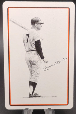 1978 Sports Deck Mickey Mantle HOF (Yankees) 5 of Spades Playing Card