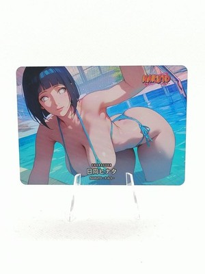 Hinata Hyuga / Uzumaki - Naruto - Landscape Sexy Waifu Full Art Card