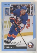 2020-21 O-Pee-Chee Blue Border Nick Leddy #341 0a4