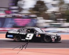 Autographed 2025 Daniel Suarez 9 Quaker State - Mexico City Race Win Xfinity S