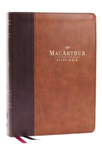 LSB, MacArthur Study Bible, Brown Leathersoft, Comfort Print ... - 9781400339730