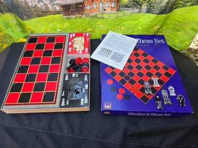 Vintage Whitman Chess and Checker Game  Set No 4812 from 1963 complete