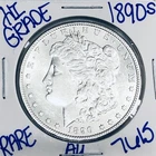 1890 S MORGAN SILVER DOLLAR AUTHENTIC HI GRADE U.S. MINT COIN FREE SHIPPING 7615