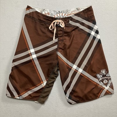 Billabong Parko Joel Parkinson Pro Signature Boardshorts Size 36 Brown Surf