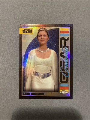 Star Wars Karte Topps Chrome 2024 Galactic Gear # GG-19 Leia Organa - Refractor