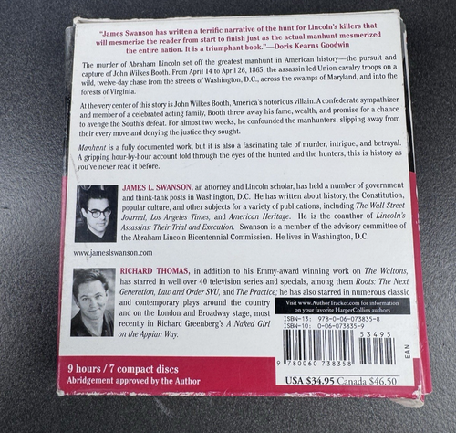 6 US History Audio Book CDs Mayflower 1491 Gettysburg Lincoln Lot - Bild 18 von 24