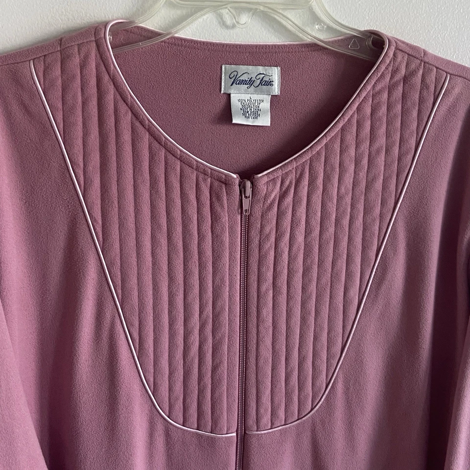 Camisón Abrigo Casa Vintage Vanity Fair Bata Talla L Rosa Antigua Suave Foto 2 de 4