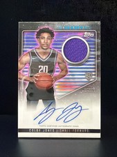2023-24 Topps Midnight Rookie Jersey Autographs Colby Jones #RJA-CJ (AU MEM RC)