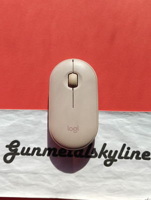 Logitech mouse Pebble M350 Bluetooth Mouse includes AA battery Light Pink