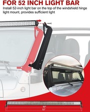 52 Inch Led Light Bar Mounting Brackets Jeep Wrangler Tj 1997-2006