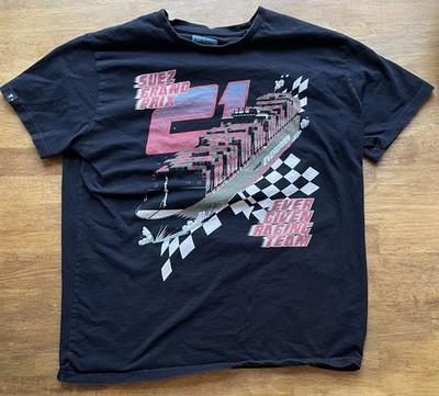 T-Post Suez Grand Prix Ever Given Racing Team Mens Black Size XL T Shirt - RARE