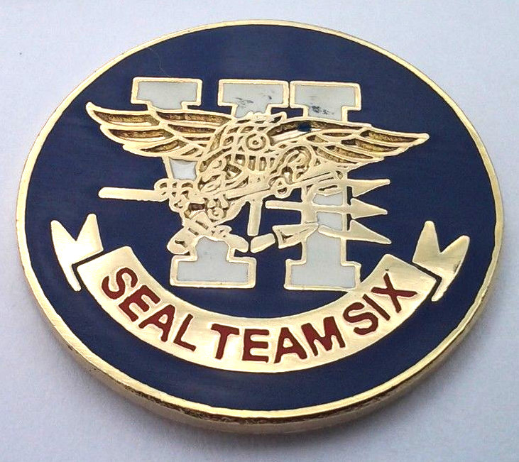 US NAVY SEAL TEAM SIX (1") Military Hero Hat Pin 15562 HO