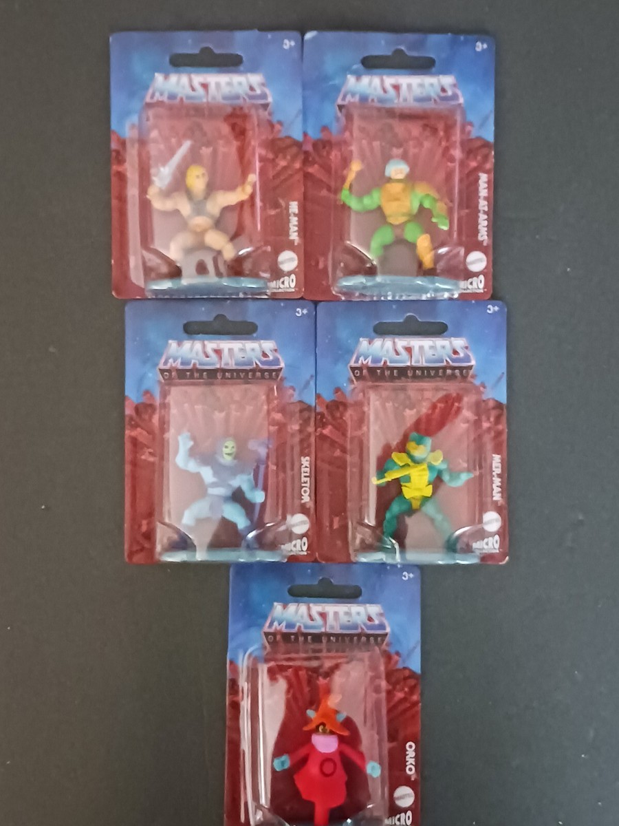 mattle micro HE-MAN MASTERS OF THE UNIVERSE!!! DOLLAR TREE LINE