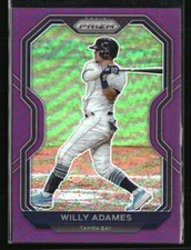 Willy Adames 2021 Panini Prizm Prizms Purple #219 Baseball Card