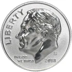 2018 S Roosevelt Dime Reverse Silver Proof Key Date 10C