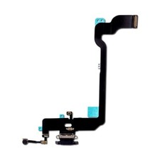 Apple iPhone XS Replacement Charging Port & Microphone Flex Black (AM) UK Stock