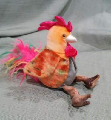 beanie baby rooster value