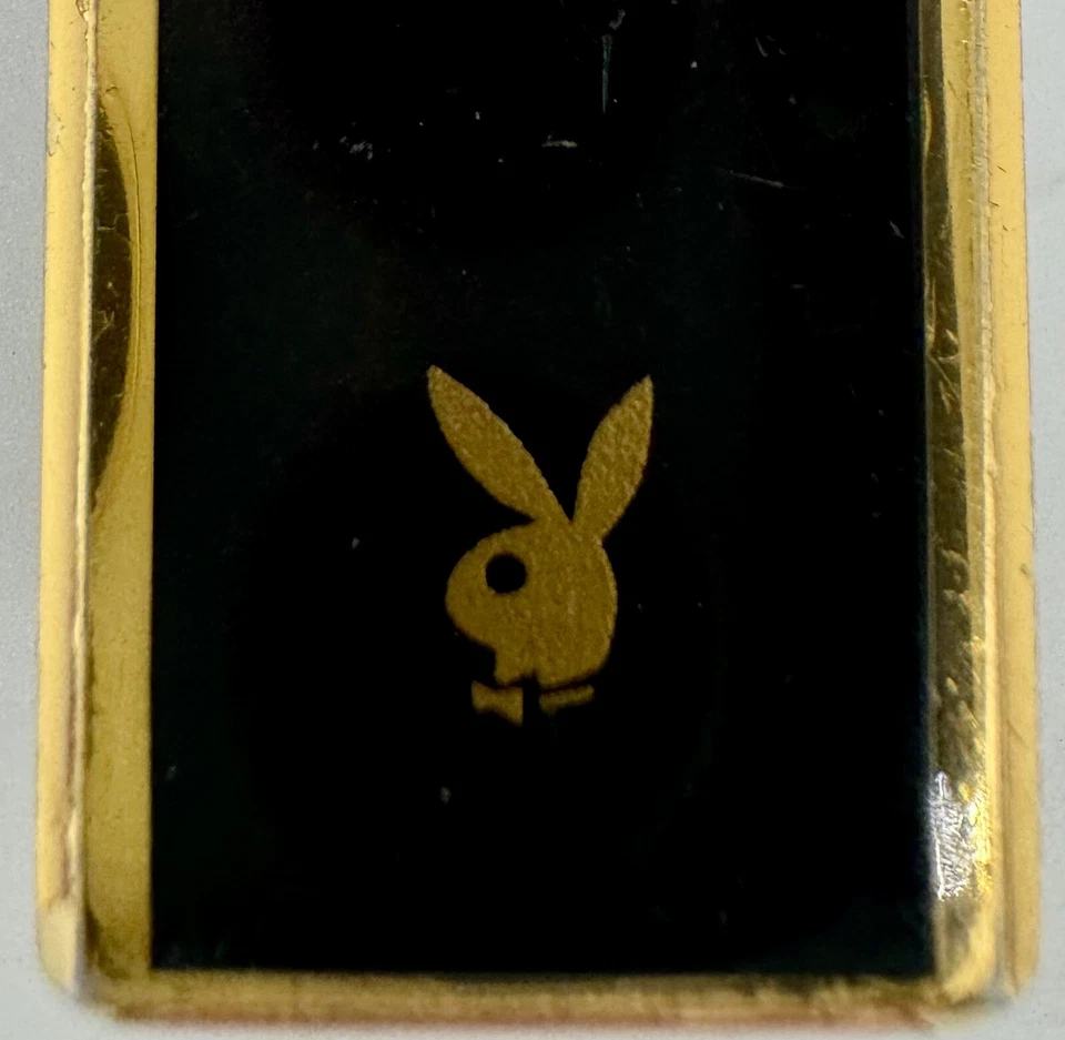Vintage 1960s Play Boy Bunny Logo Cigarette Lighter Gold&Black in Japan UNIQUE.! - Image 3 of 4