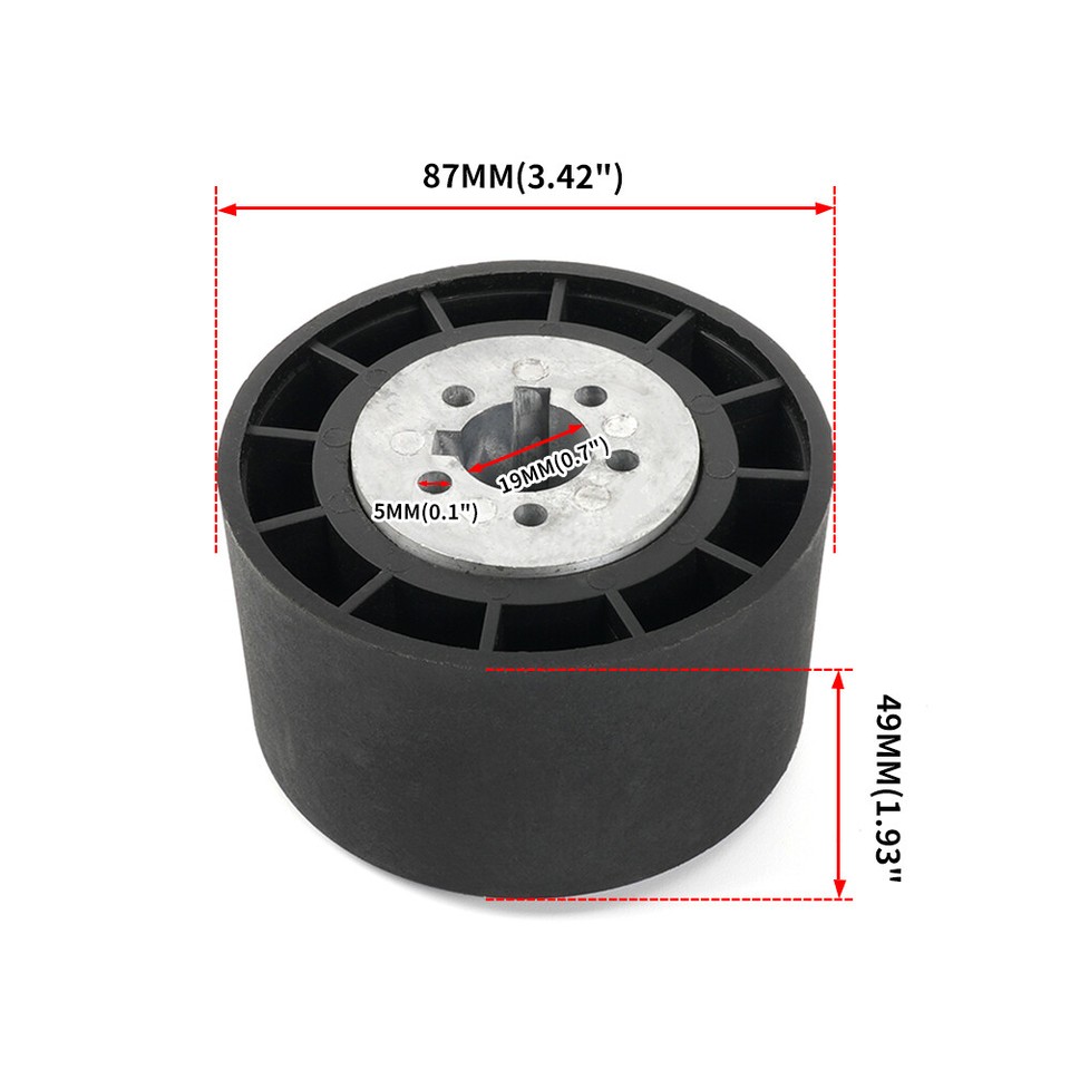 3/4" Keyway Marine Boat Steering Wheel Hub Adapter Keyed 3/4 Inch 6