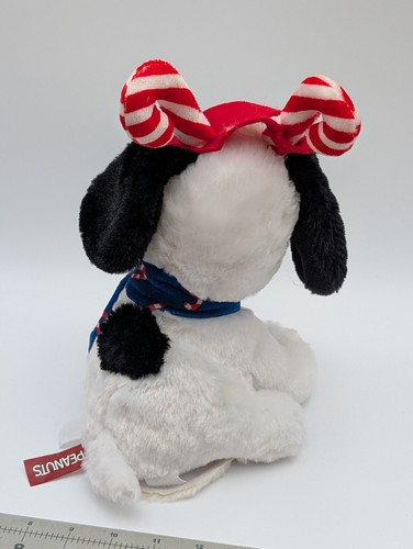 Snoopy Animated Plush Candy Cane 9 Inch MTY International Stuffed Animal Toy - Picture 3 of 9