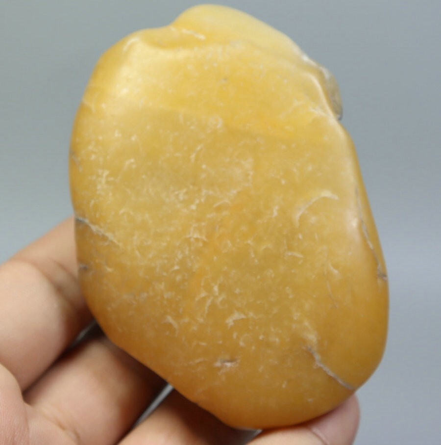 213g Natural Gold silk jade Rough Natural Quartz Crystal