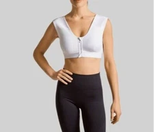Tommie Copper® Women's Shoulder Support Compression Bra with Front Zipper ( XL )