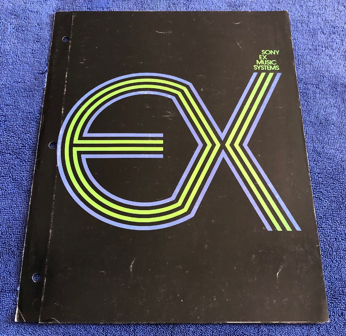 SONY EX MUSIC SYSTEMS ORIGINAL PROMOTIONAL PRODUCT BROCHURE SALES AD M525x