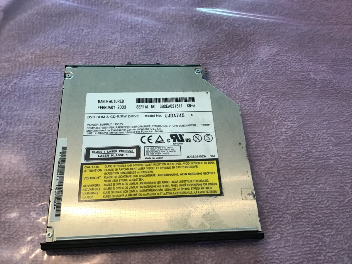 Sony Vaio PCG-V505 Laptop CDRW/DVD Drive UJDA745 V505AX V505BX