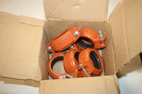 Lot of 5 Ductile Iron Flexible Grooved Coupling 2-1/2" SPF C4