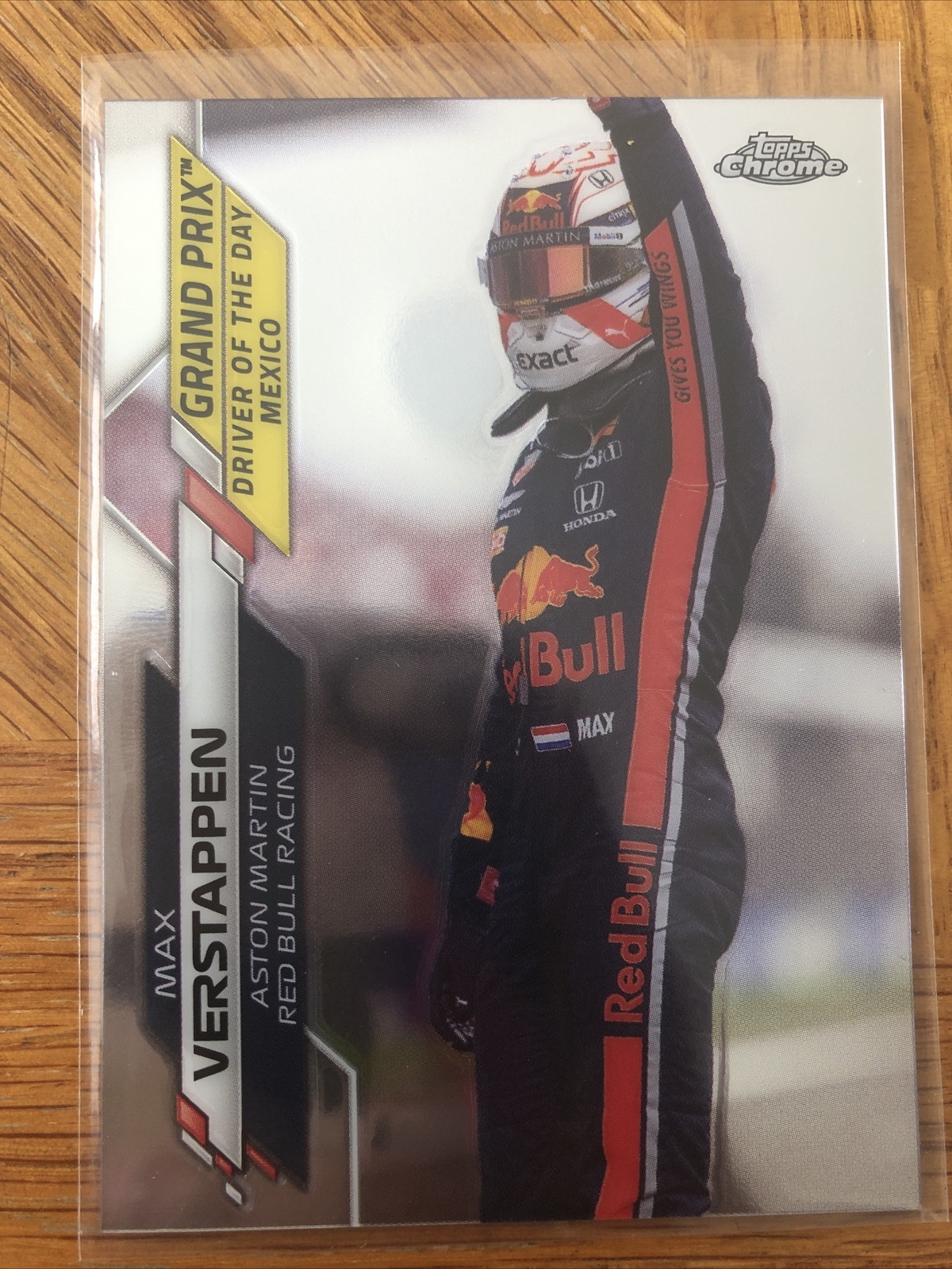 2020 Topps Chrome Formula 1 Racing - MAX VERSTAPPEN Driver of Day Mexico #171