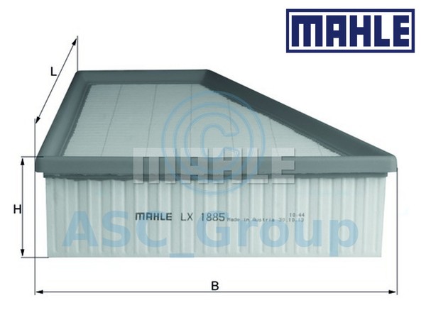 Mahle Luftfilter Einsatz Oem Ersatz (Motor Ansaugung) Lx 1885-image
