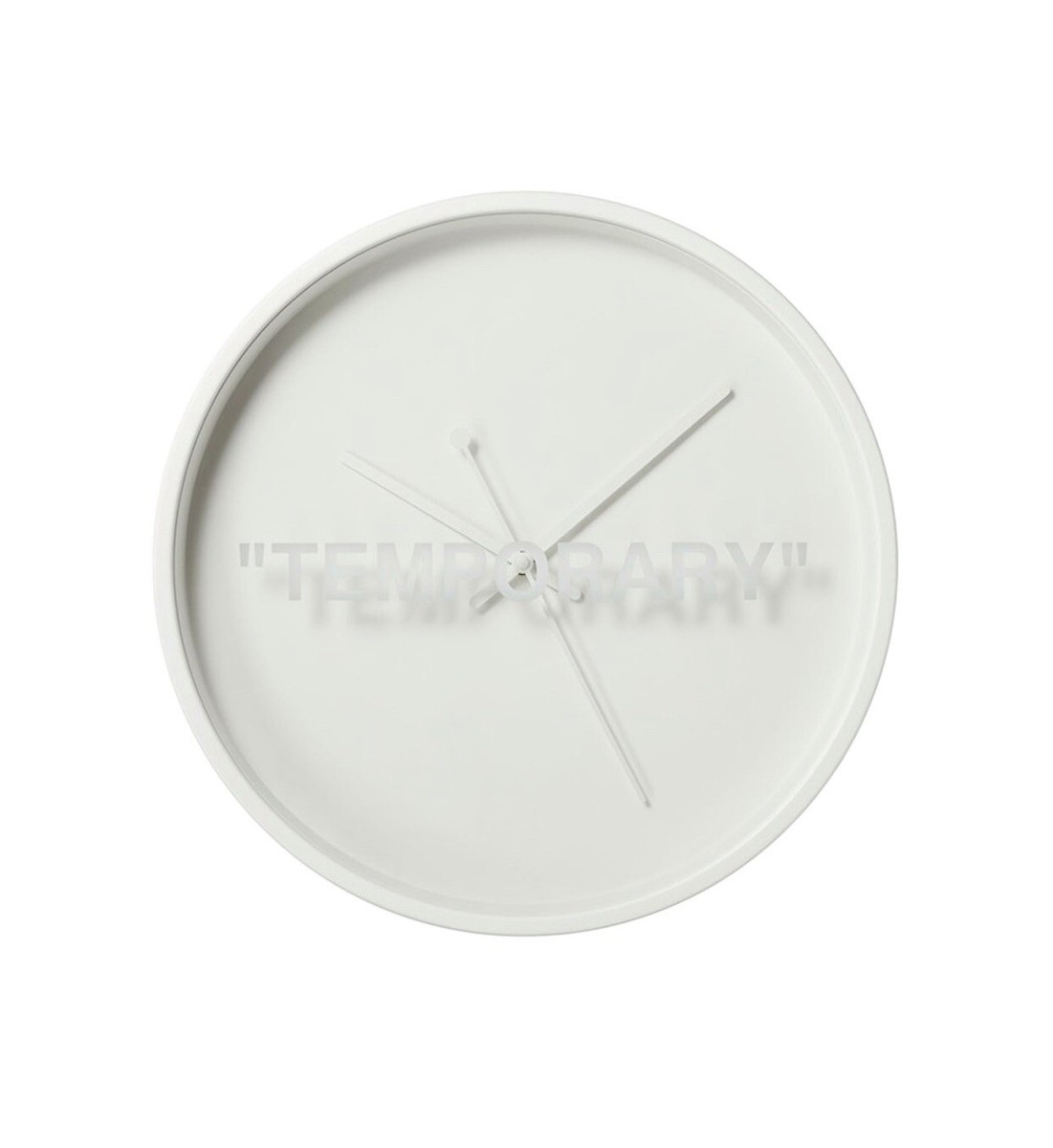 I'm#39 シール Virgil Abloh x IKEA | MARKERAD TEMPORARY Wall Clock OFF