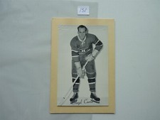 VINTAGE  1944/64 BEEHIVE  HOCKEY PHOTO MONTREAL CANADIENS FLOYD CURRIE NO151