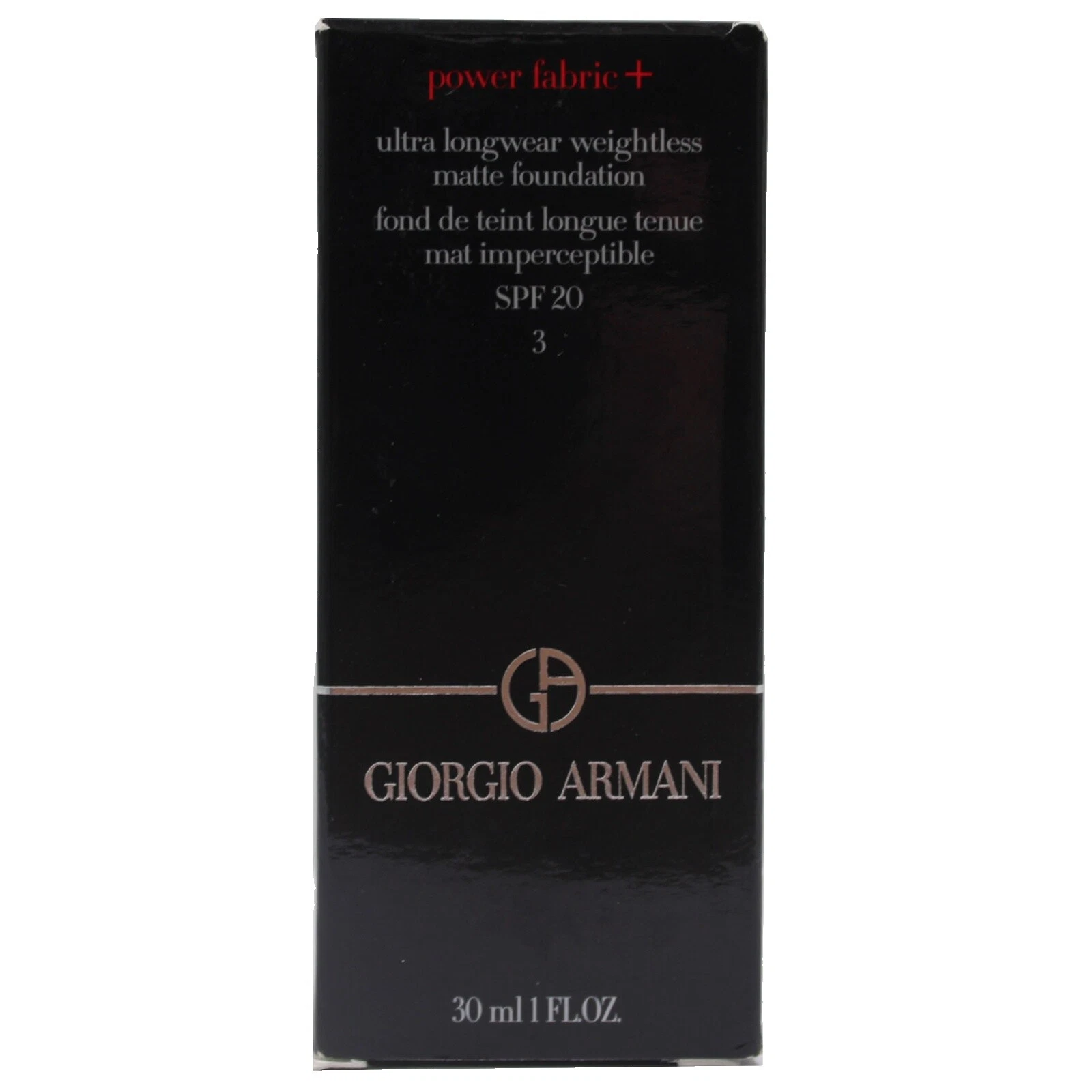 Giorgio Armani Matte Liquid Foundations