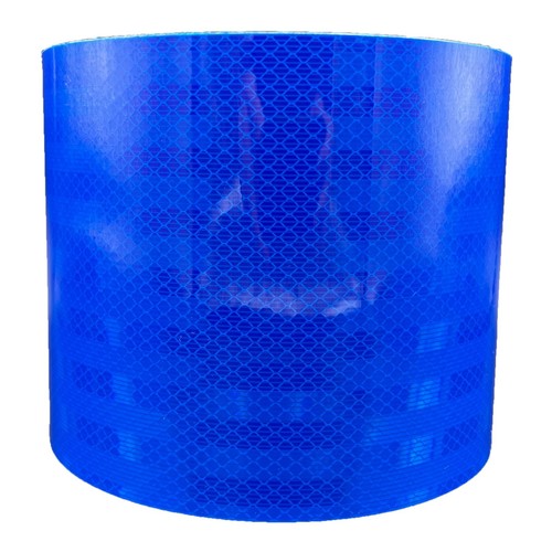 Cinta Reflectante Azul 6" 3M 3930 HIP Respaldo Aire Micro Prismático Scotchlite Seguridad - Imagen 2 de 10