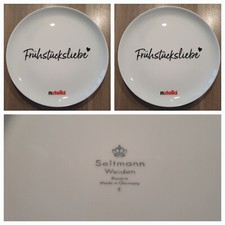 FERRERO NUTELLA FRÜHSTÜCKSTELLER 2024 2 STÜCK NEU