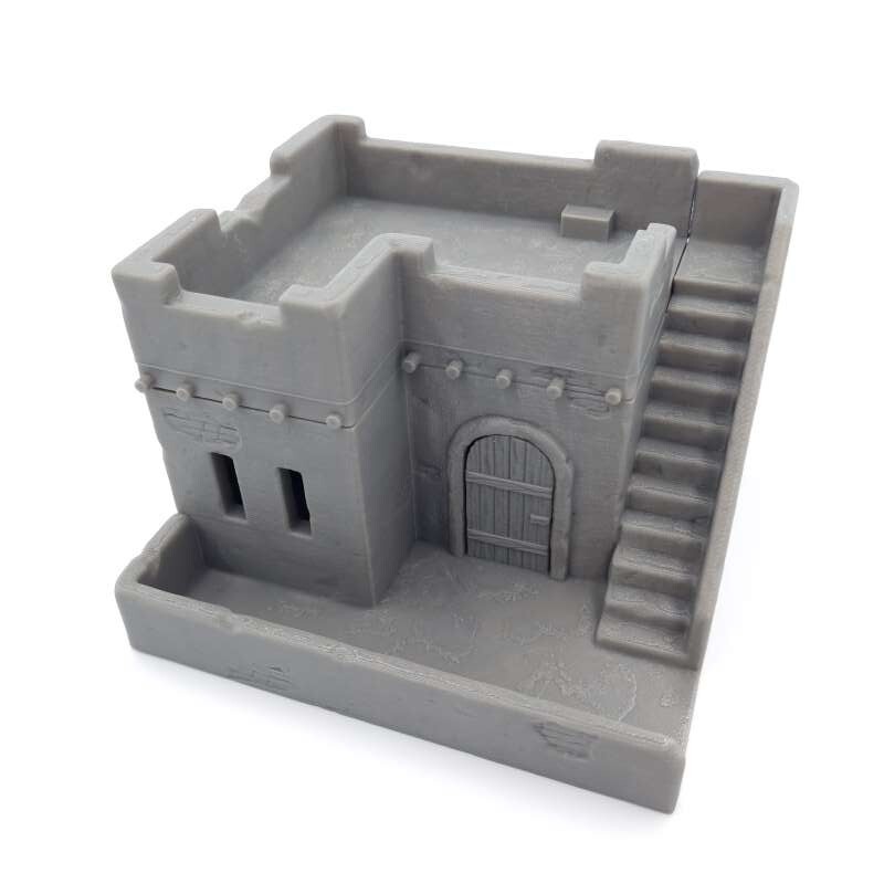 Desert House Terrain Arabic for Sci-Fi, SW, RPG Tabletop Scenery 3D Printed QP3D