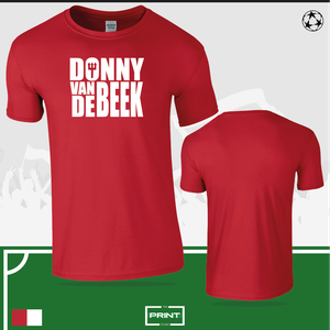 red and white van shirt