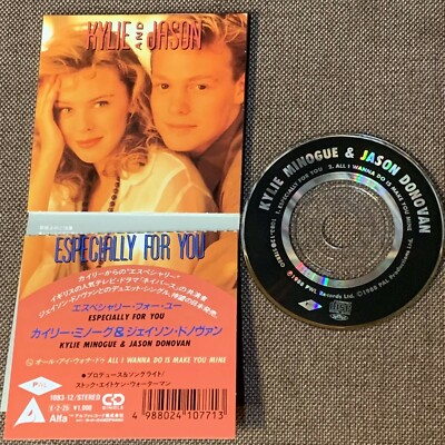 KYLIE MINOGUE & JASON DONOVAN  Especially For You JAPAN 3'' CD 10B3-12 PS torn