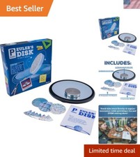 STEM Learning Toy: Euler's Disk   Kinetic Science Decor for Home or Office