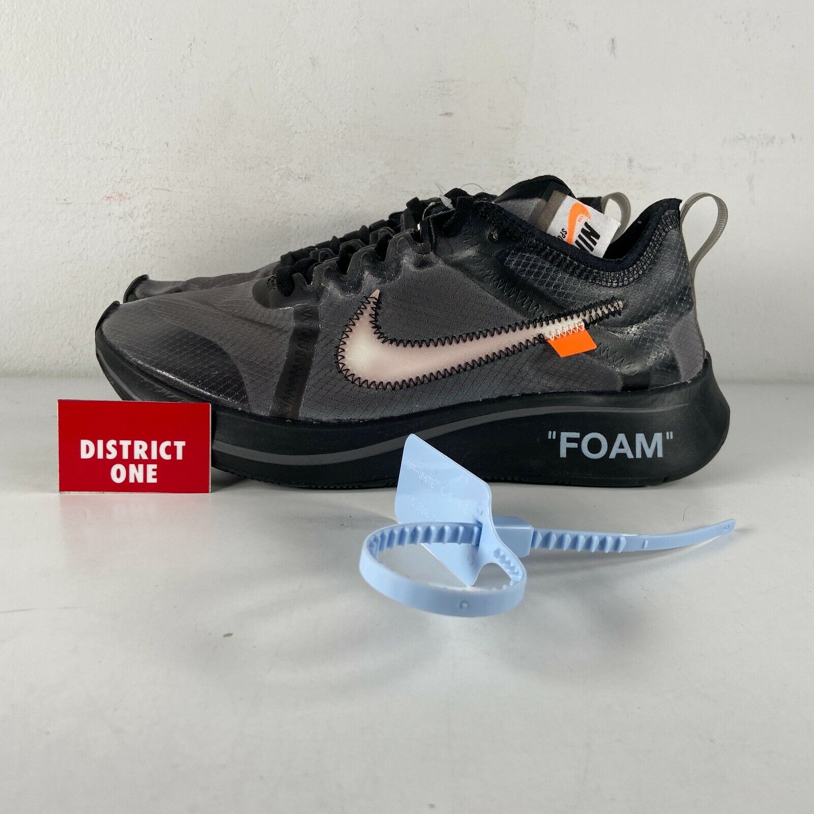 Electrificeren zonlicht In het algemeen Off White X Nike Zoom Fly SP Black - Size 6 - AJ4588 001 | eBay