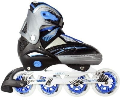 4 Size S,L,M,XL Adjustable Inline Skates with Wheels for Kids Boys and Girls