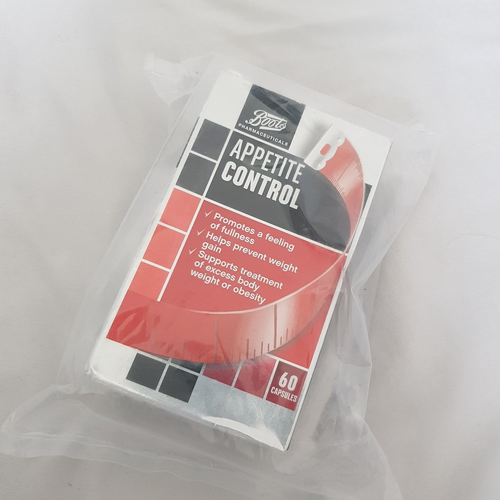 Pack of 60 Boots Appetite Control Capsules Helps Prevent Weight Gain