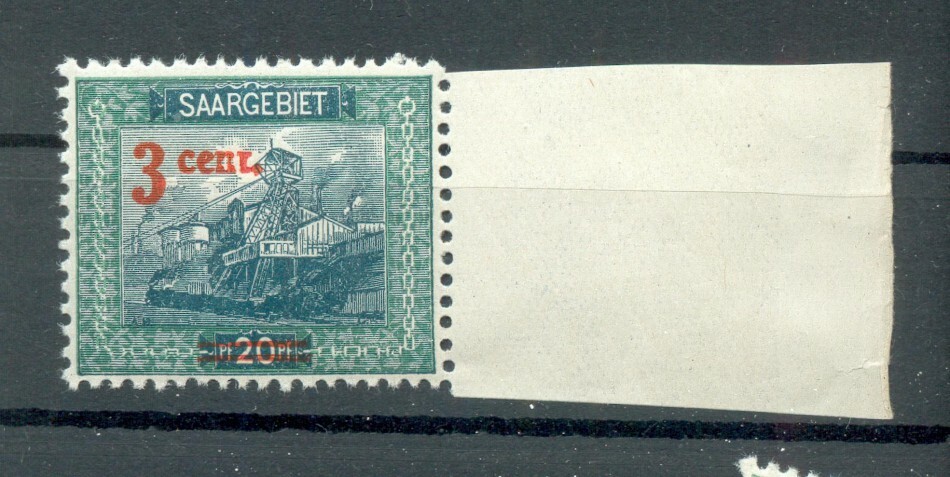 Saar 70IV ABART** MNH POSTFRESH (72425