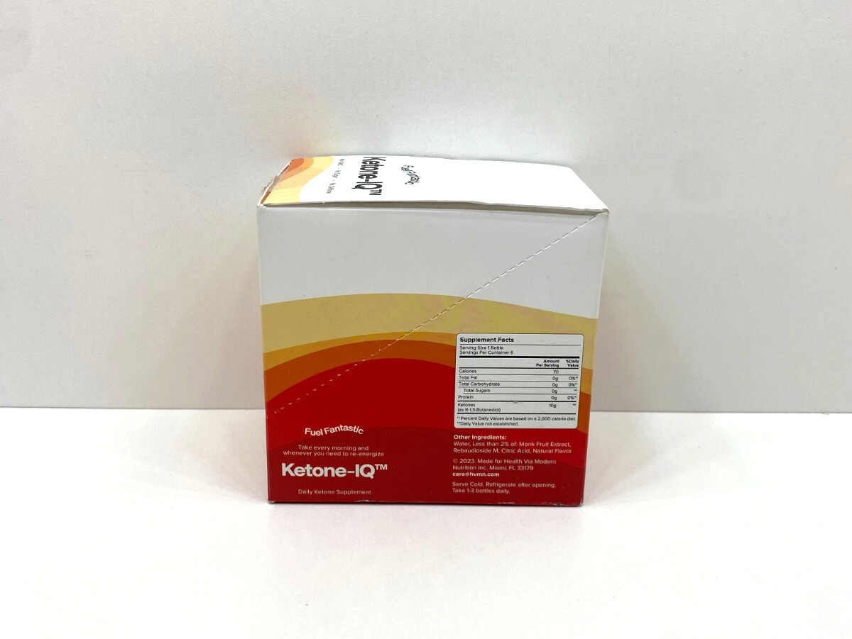 NEW HVMN Ketone-IQ Fuel Fantastic Daily Ketone Supplement 6 Bottles 2 oz. 10/25