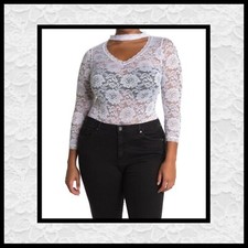 Just One Lace Bodysuit MSRP 120 Size 2X