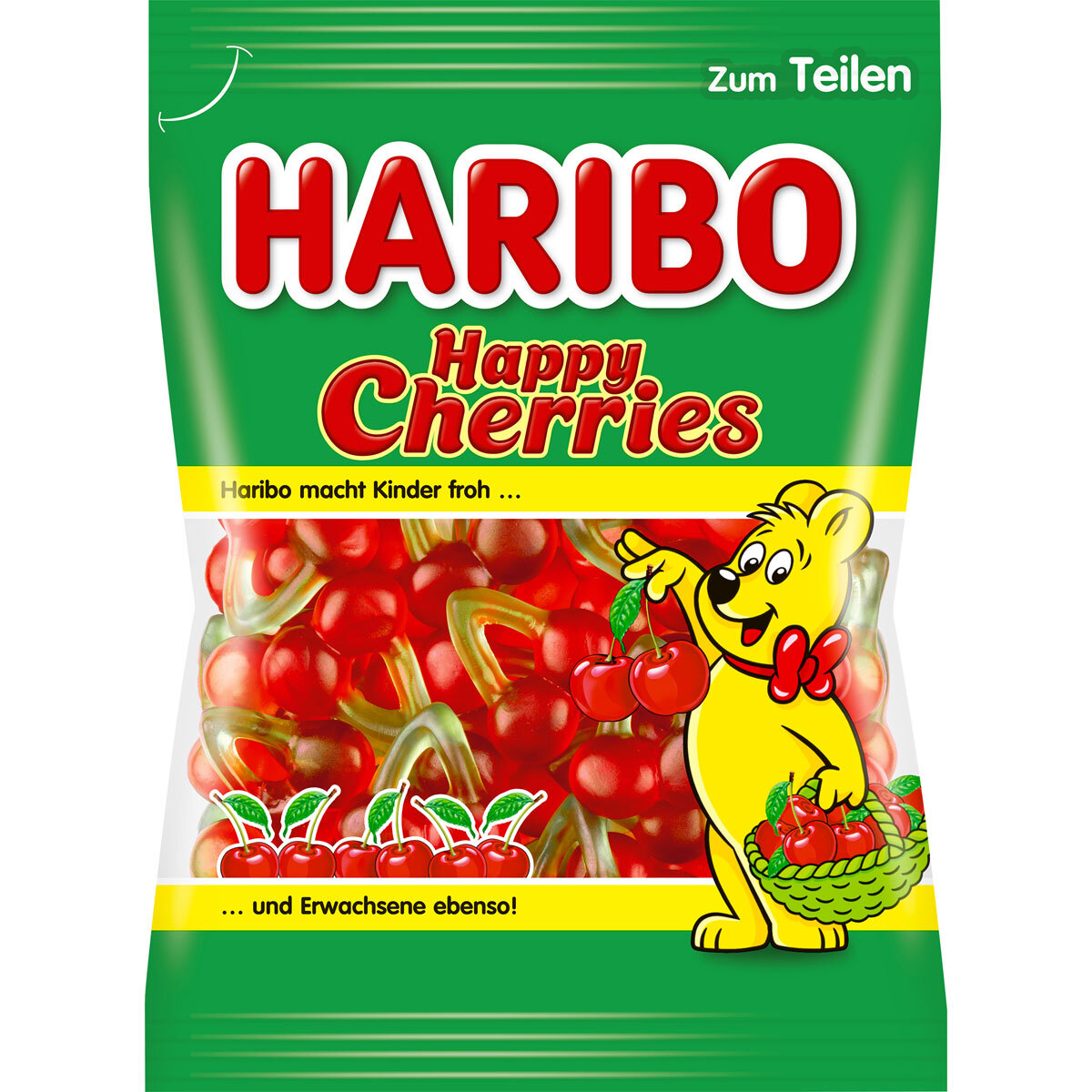 Haribo Happy Cherries Gominolas De Fruta Con Sabor A Cereza 175g